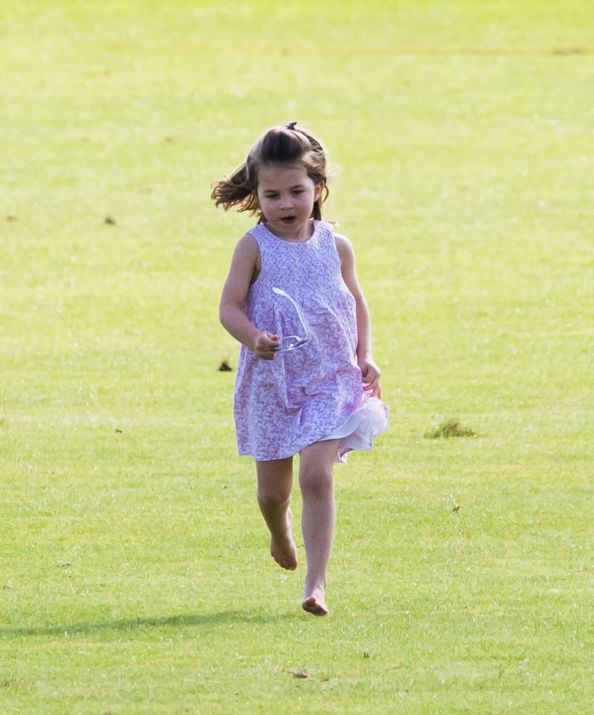 Princess Charlotte Having Fun at Polo Match June 2018