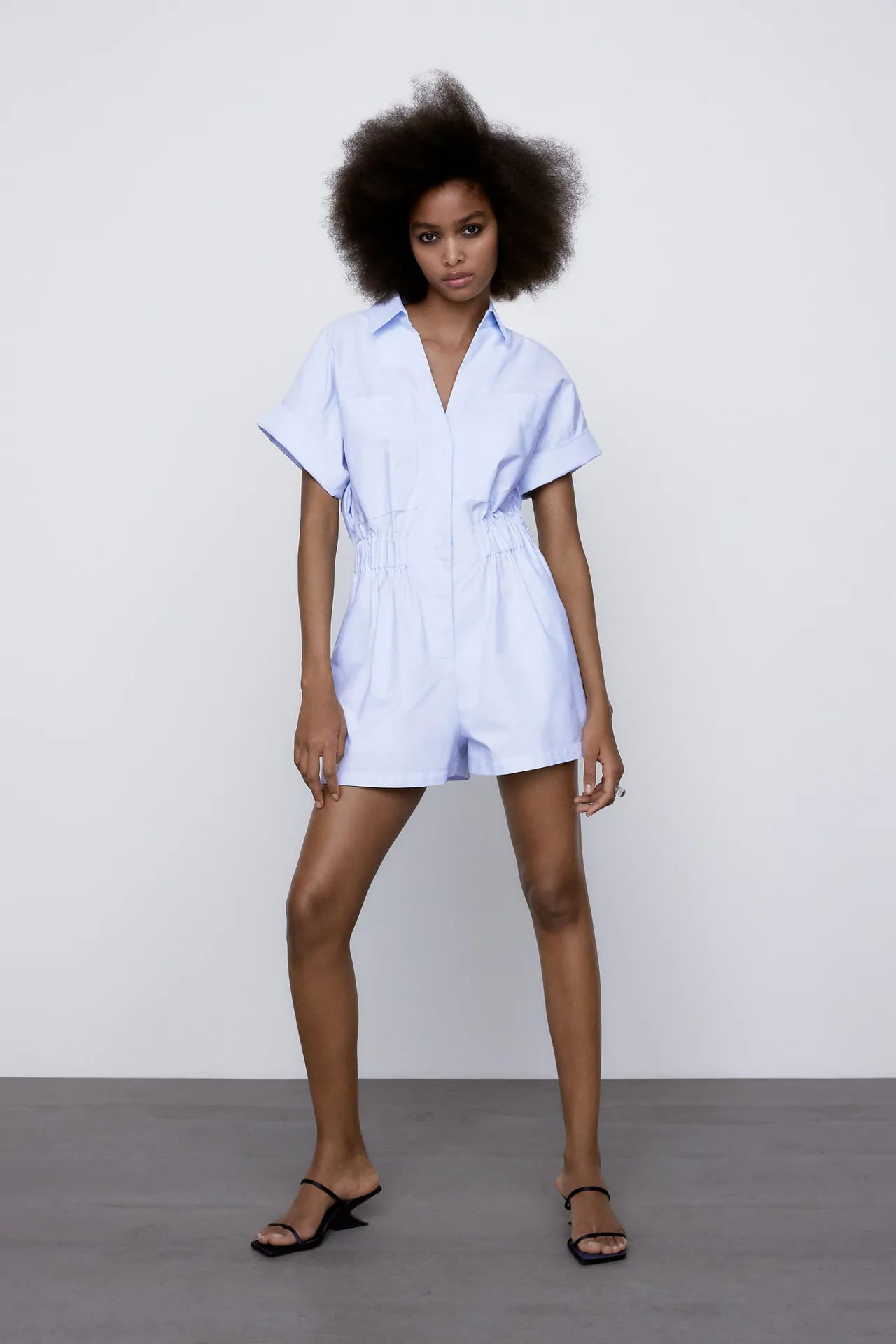Zara short jumpsuit store
