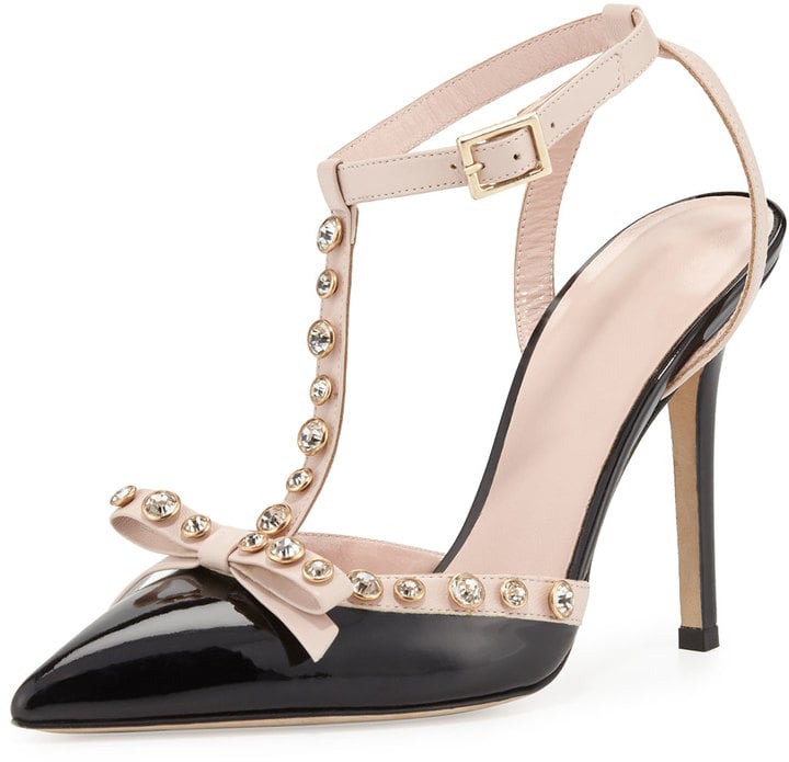 Kate Spade Lydia Studded Patent Heels ($378)