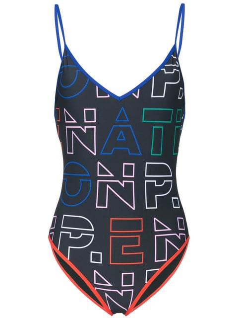 P.E NATION Logo print Onepiece