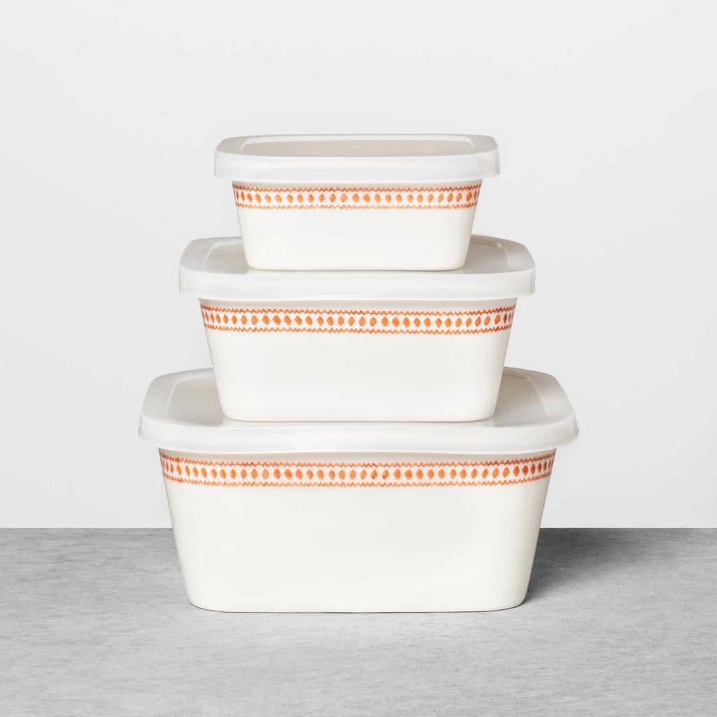 Porcelain Food Storage Container Set