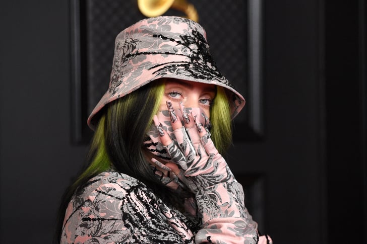 Billie Eilish Matched Her Nails To Her 2021 Grammys Outfit Popsugar Beauty