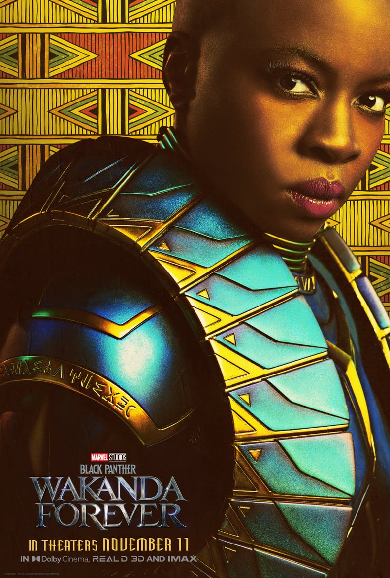 Danai Gurira Okoye在“黑豹:Wakanda永远”