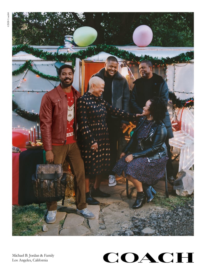 Michael B. Jordan and His Family in Coach's Holiday Campaign 2020