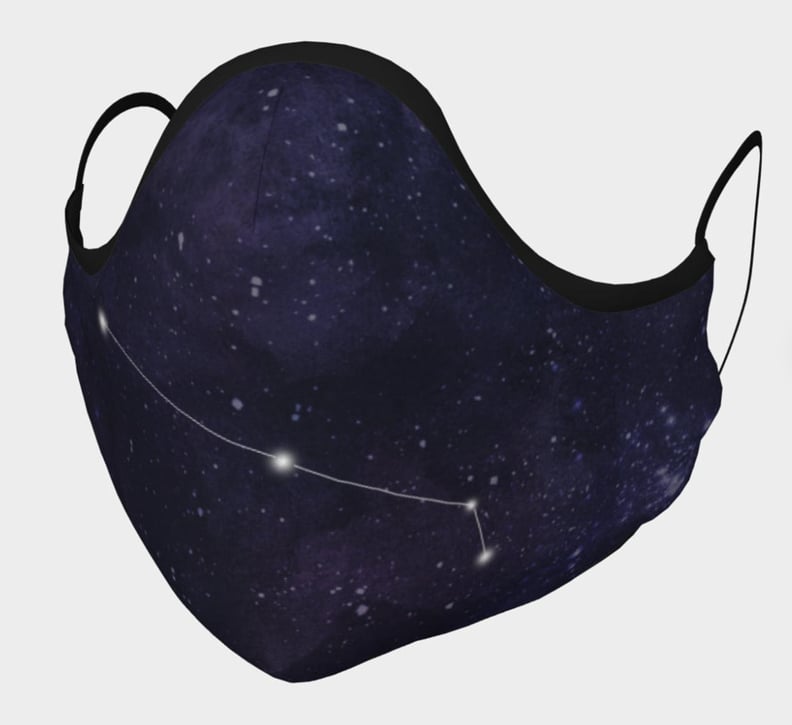 Aries Constellation Fitted Face Mask