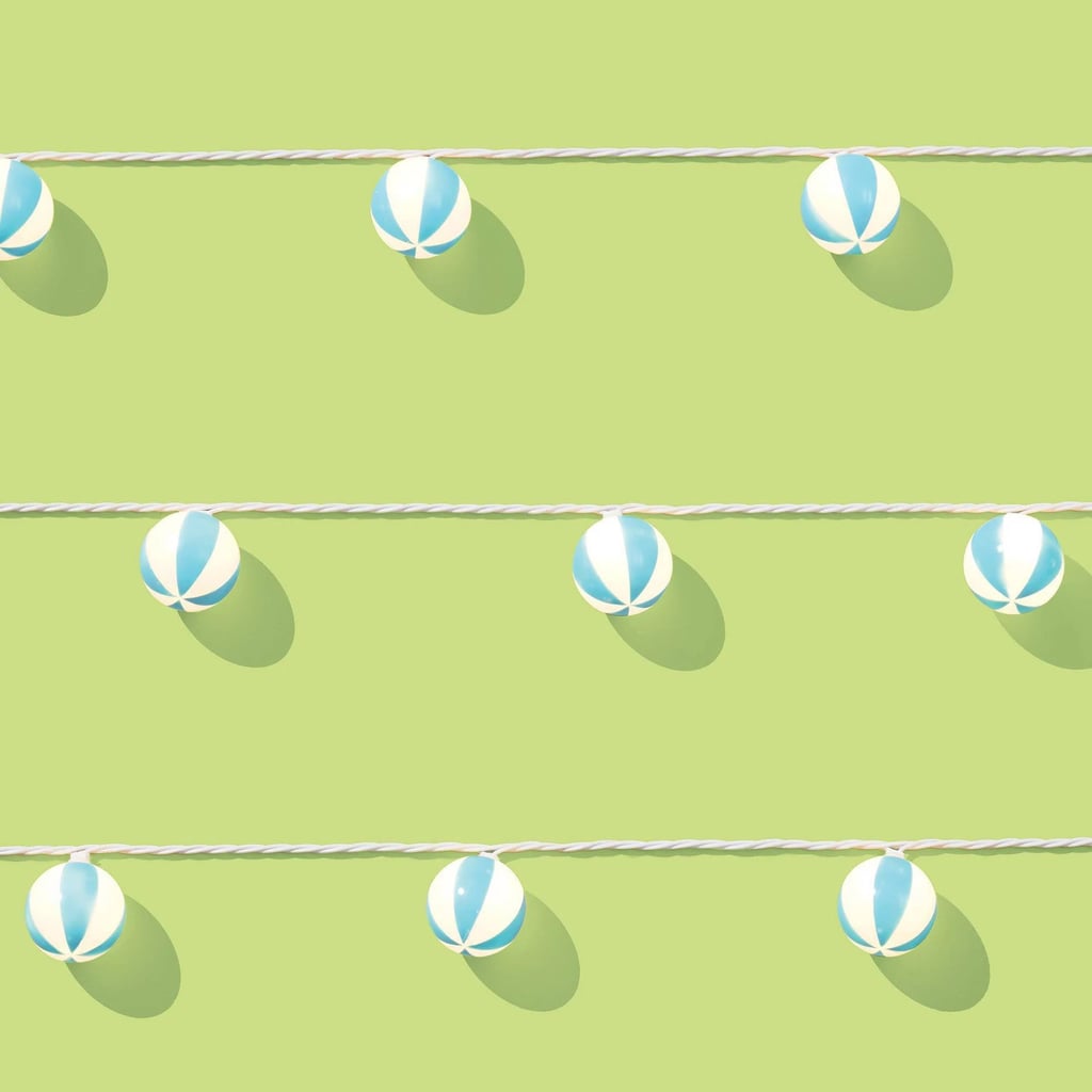 Sun Squad Incandescent Mini Lights With Beach Balls