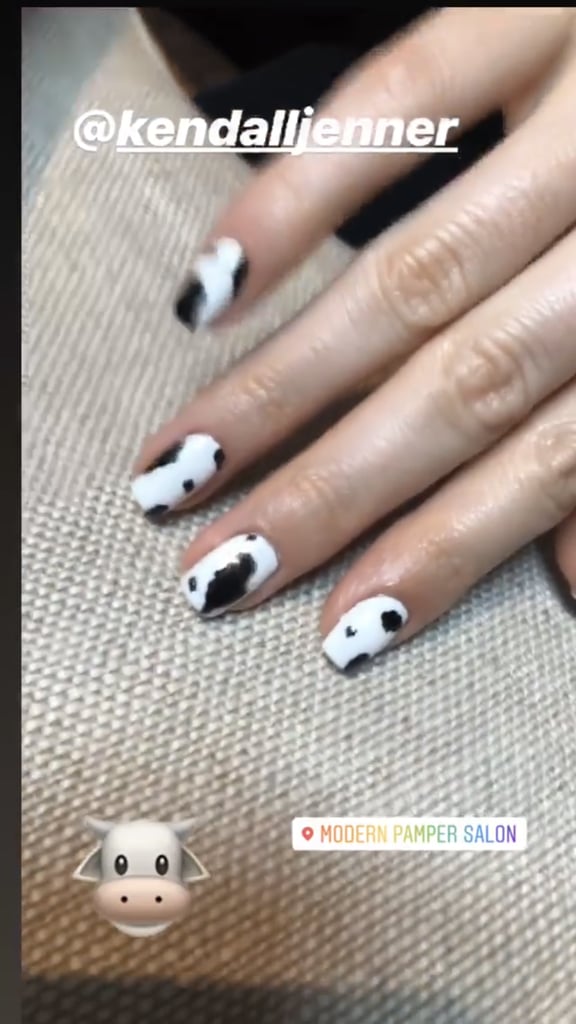 Kendall Jenner's Flower Manicure