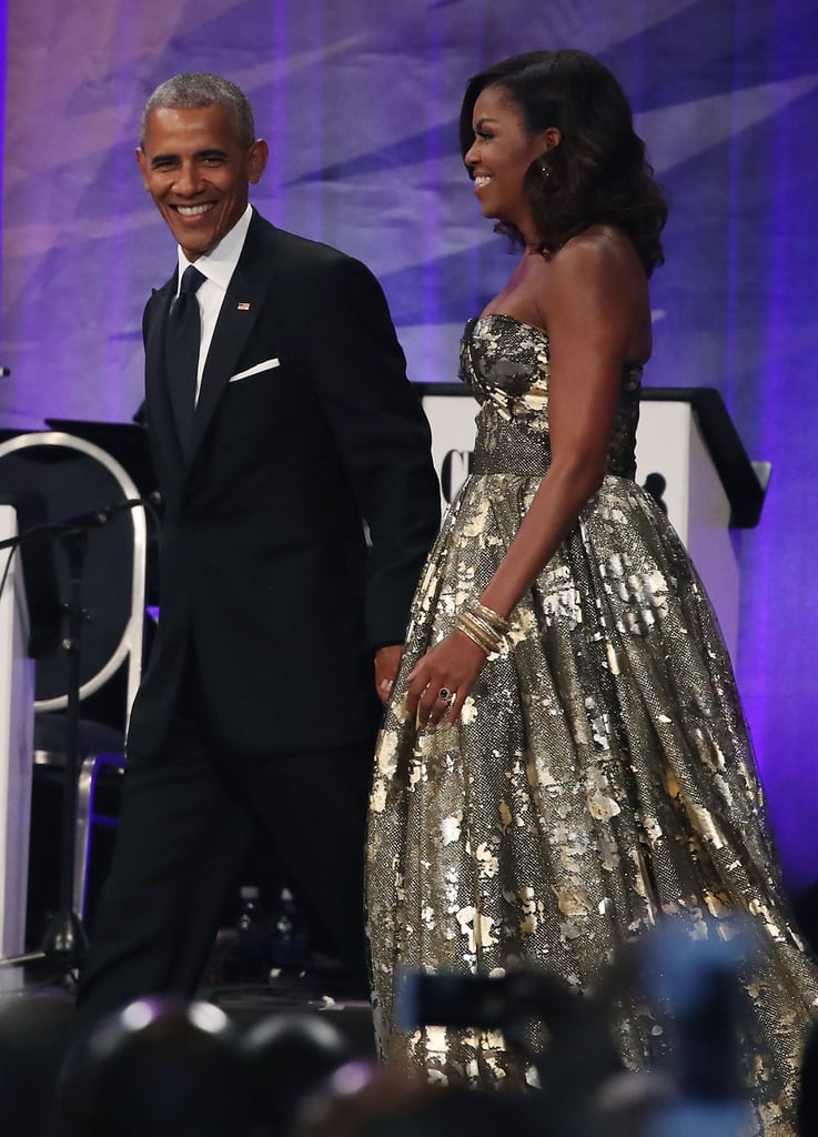 Barack and Michelle Obama at Black Caucus Awards Dinner 2016