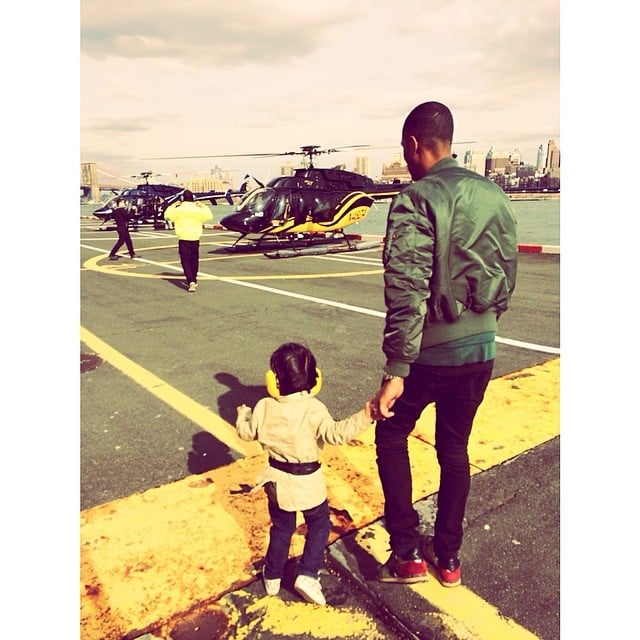 Doutzen Kroes enjoyed a day of choppers with her son, Phyllon, and husband Sunnery James.
Source: Instagram user doutzen