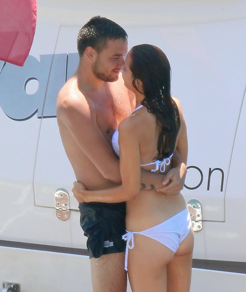 One Direction's Liam Payne couldn't keep his hands off of girlfriend Sophia Smith as they spent time on a yacht together in France in July 2014.
