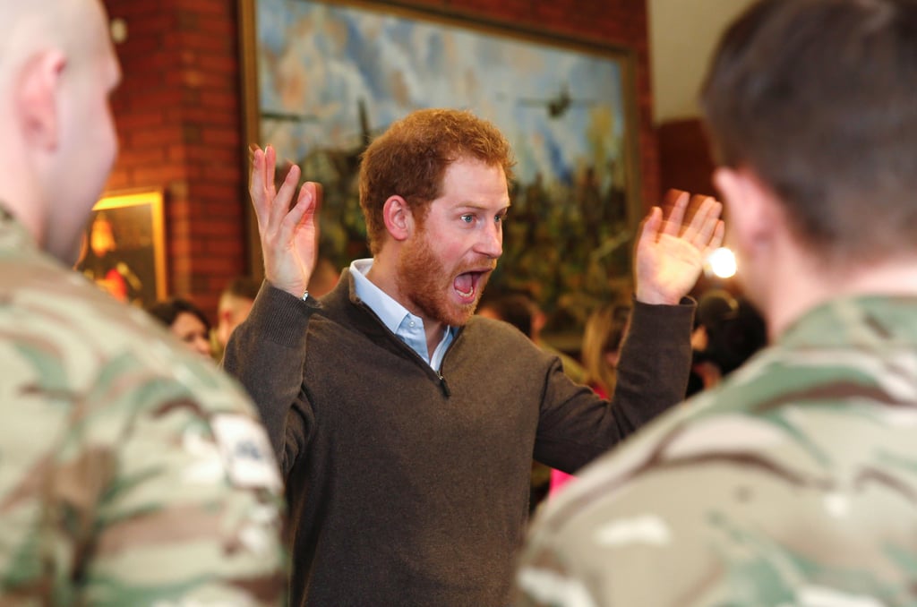 Prince Harry Visits Lancashire England February 2016