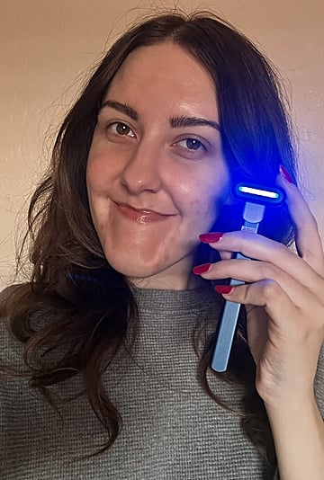 Solawave Blue Light Therapy Wand Review With Photos