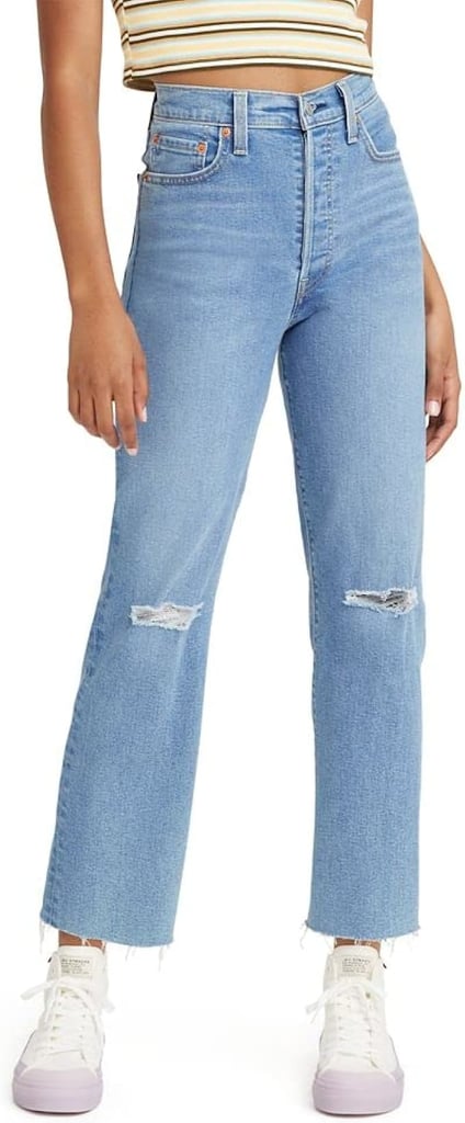Women's Clothing: Levi's Ribcage Straight Ankle Jeans