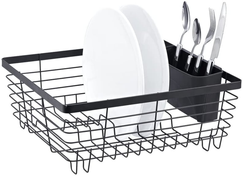 Stylish Sturdy Oil-Rubbed Bronze Metal Wire Small Dish-Drainer Drying Rack