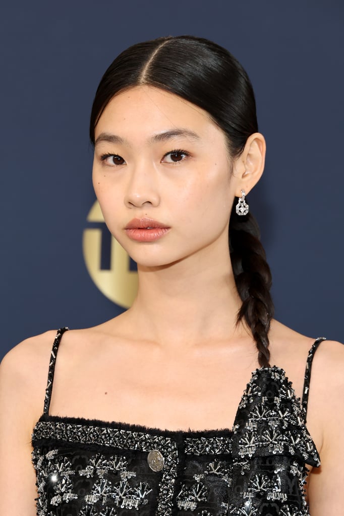 HoYeon Jung's Hidden Hair Detail at the 2022 SAG Awards