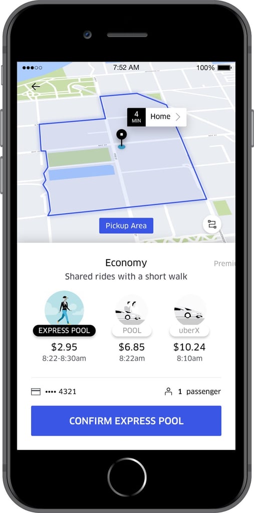 First, navigate to the "Economy" section of your Uber app.