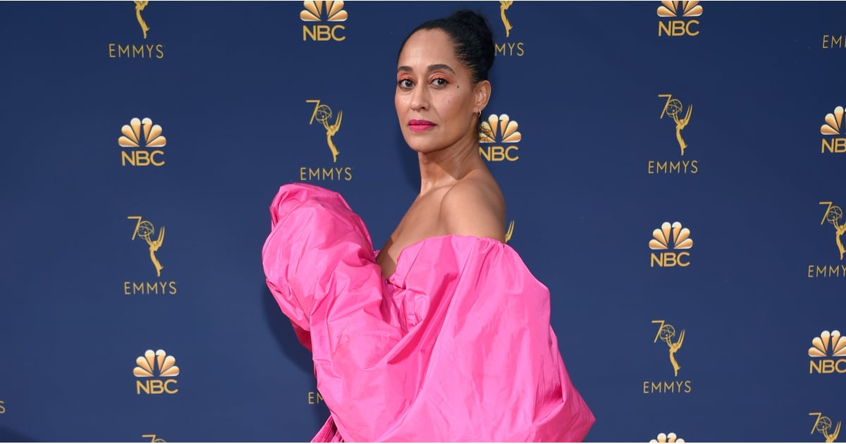 Tracee Ellis Ross in a Pink Valentino Gown at the 2018 Emmys | POPSUGAR ...