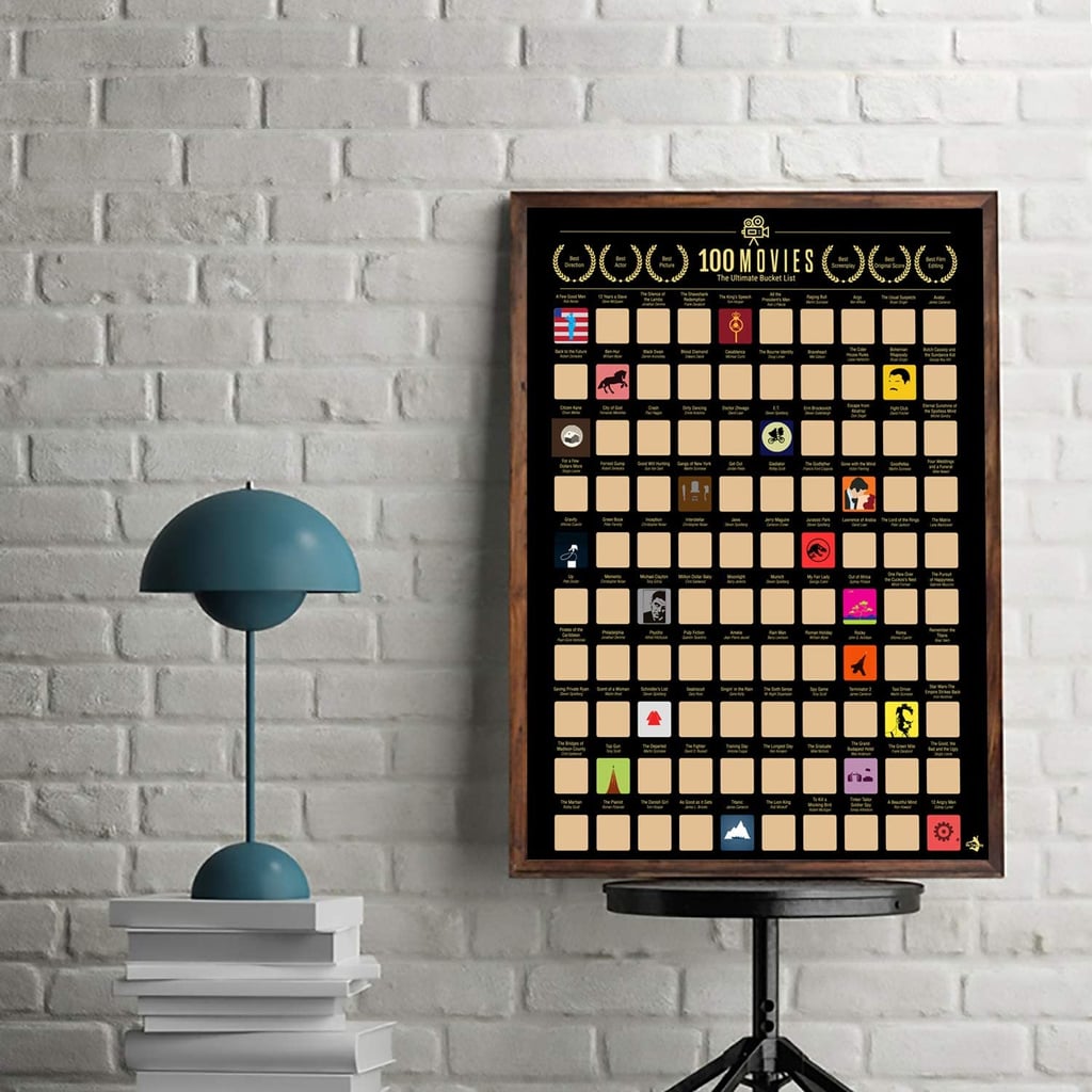 For the Movie-Watcher: 100 Movies Scratch Off Poster