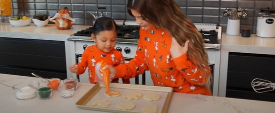 Kylie Jenner and Stormi Bake Halloween Cookies | Video