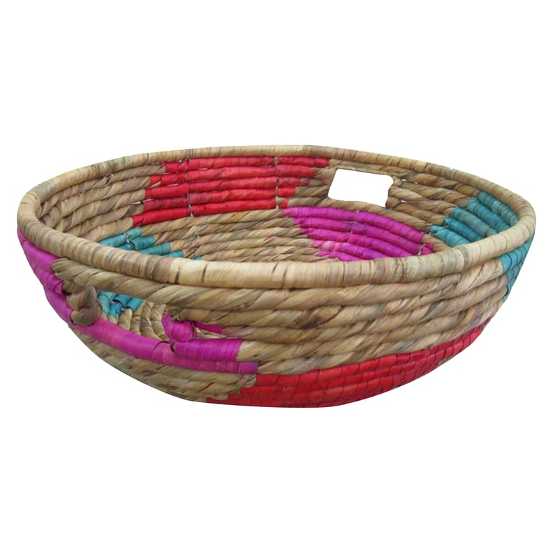 Threshold Pink Short Woven Basket