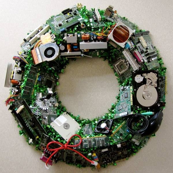 Computer Component Wreath