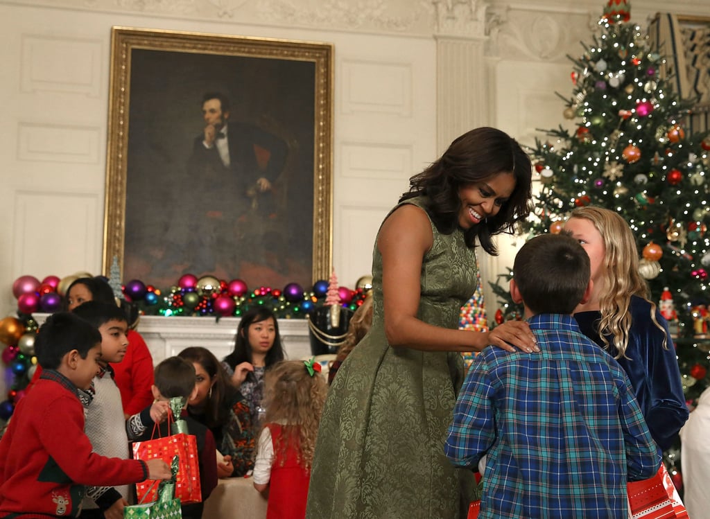 Michelle Obama Dress For the White House Holiday Decorations