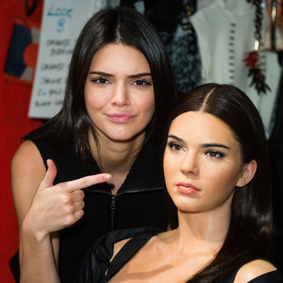 Kendall Jenner With Her Wax Figure at Madame Tussauds