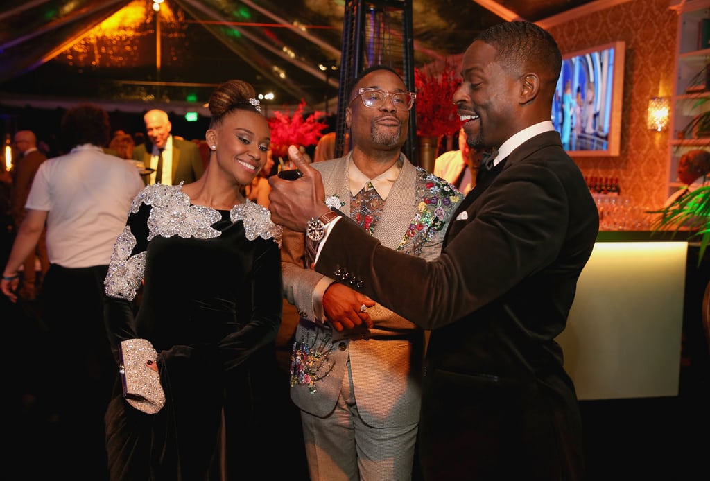 Pictured: Ryan Michelle Bathe, Billy Porter, and Sterling K. Brown