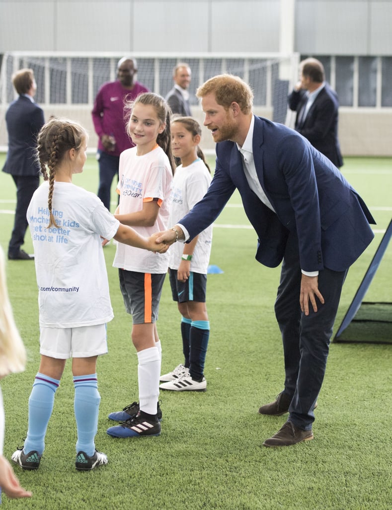 Prince Harry in Manchester, England, September 2017