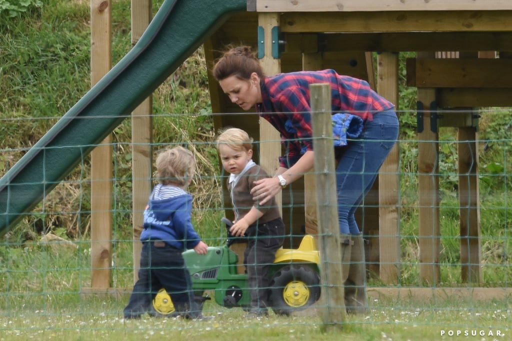 Kate Middleton and Prince George at the Park 2015 Pictures