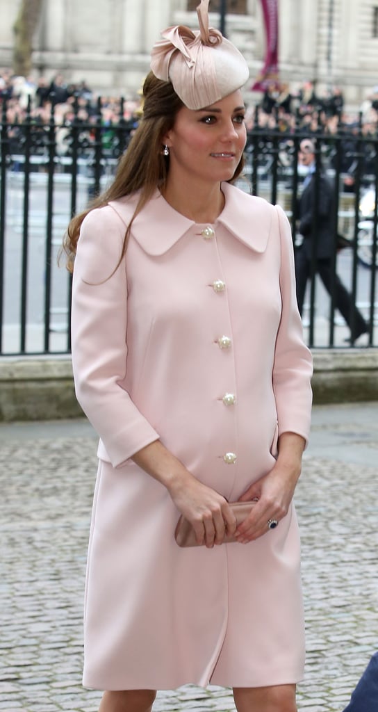 Kate Middleton and the Royal Family at Westminster Abbey