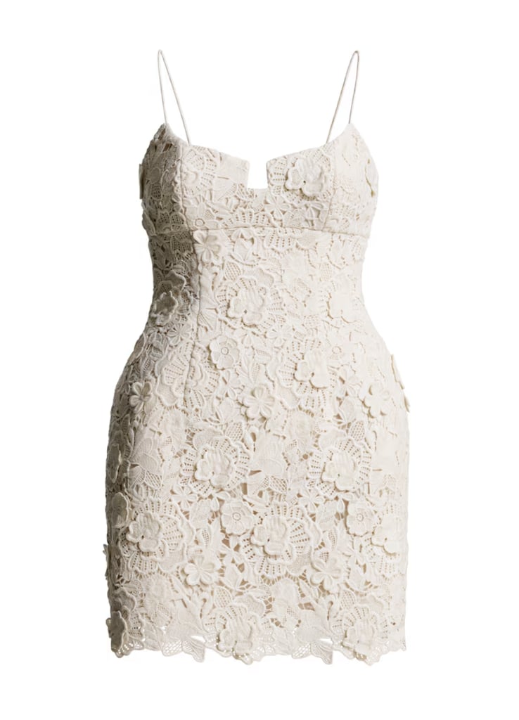 Magda Butrym X H&M Floral-Appliquéd Hourglass Lace Dress