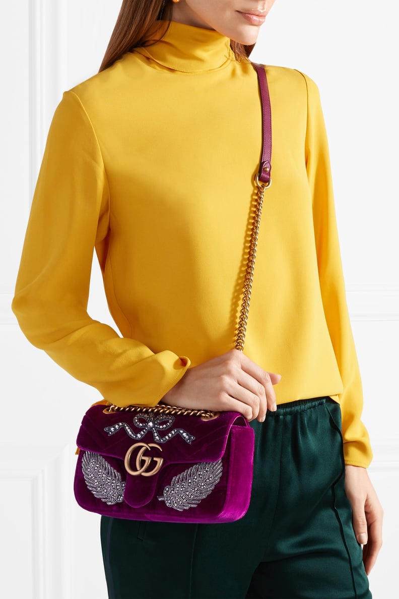 Gucci GG Marmont Velvet Shoulder Bag