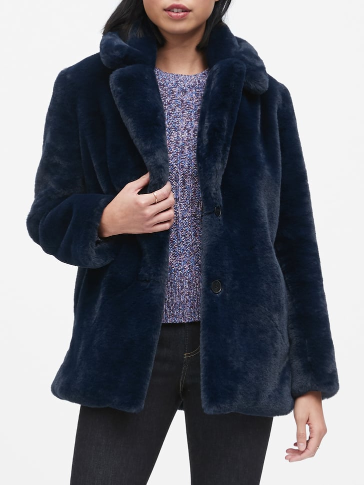 Banana Republic Faux Fur Jacket | The Best Coats and Outerwear From ...