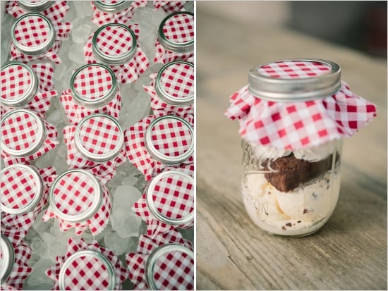 Mason Jar Ice Cream Bar