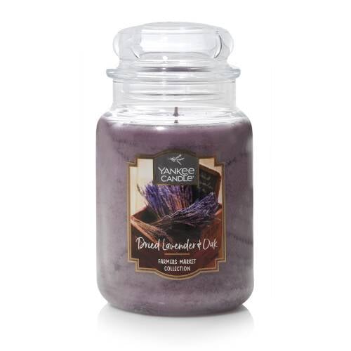 Dried Lavender and Oak Large Classic Jar Candle