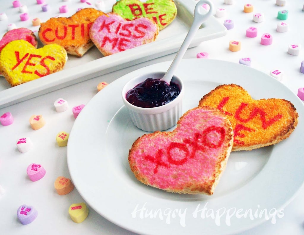 Conversation Heart Toast