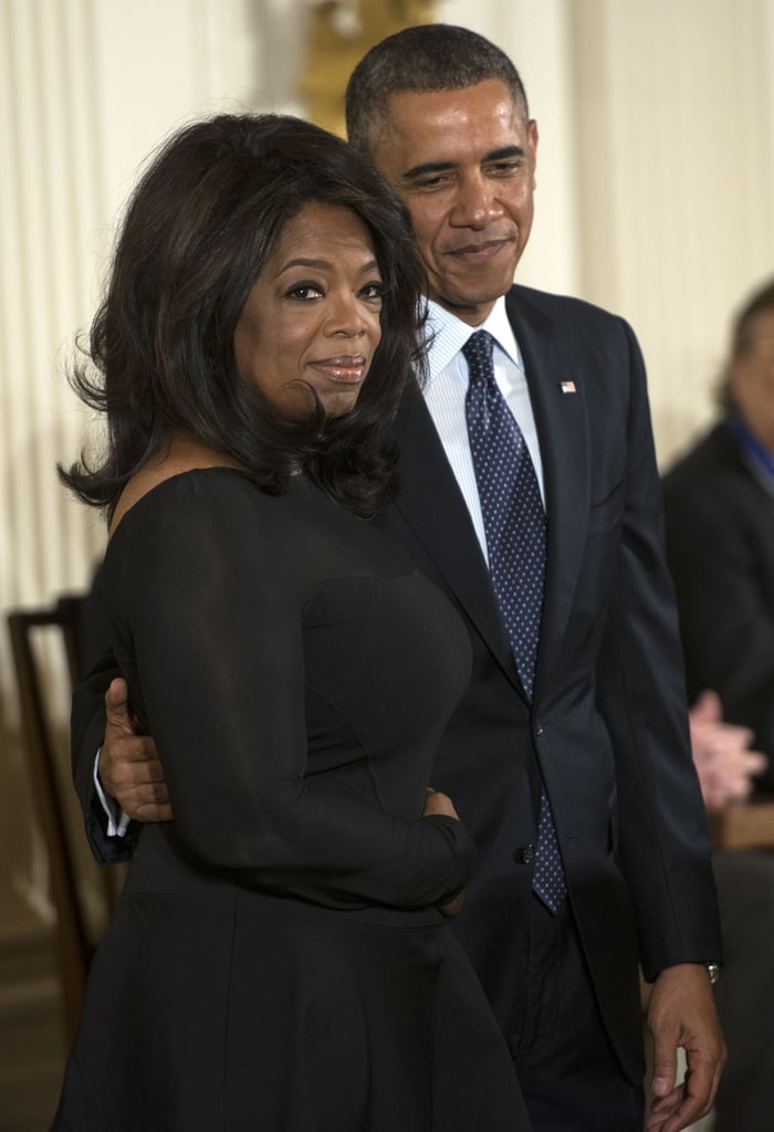 Barack Obama was on hand to present his pal Oprah Winfrey with the Presidential Medal of Freedom in November 2013.