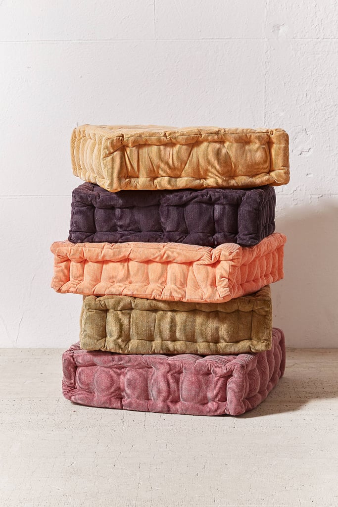 Washed Corduroy Floor Pillow Stylish and Cozy Home Decor 2020