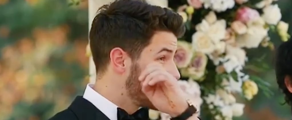Nick Jonas Sheds a Tear as Priyanka Chopra Walks Down the Aisle