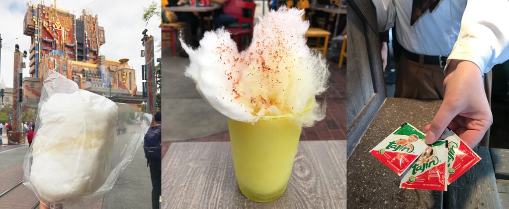 California Adventure Pineapple Cotton Candy Margarita Trick