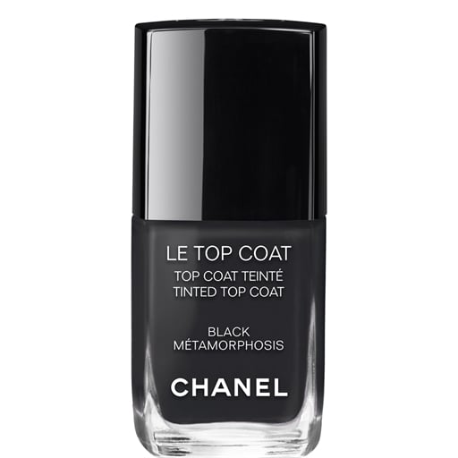 Chanel Le Top Coat Tinted Top Coat Nail Polish in Black Métamorphosis