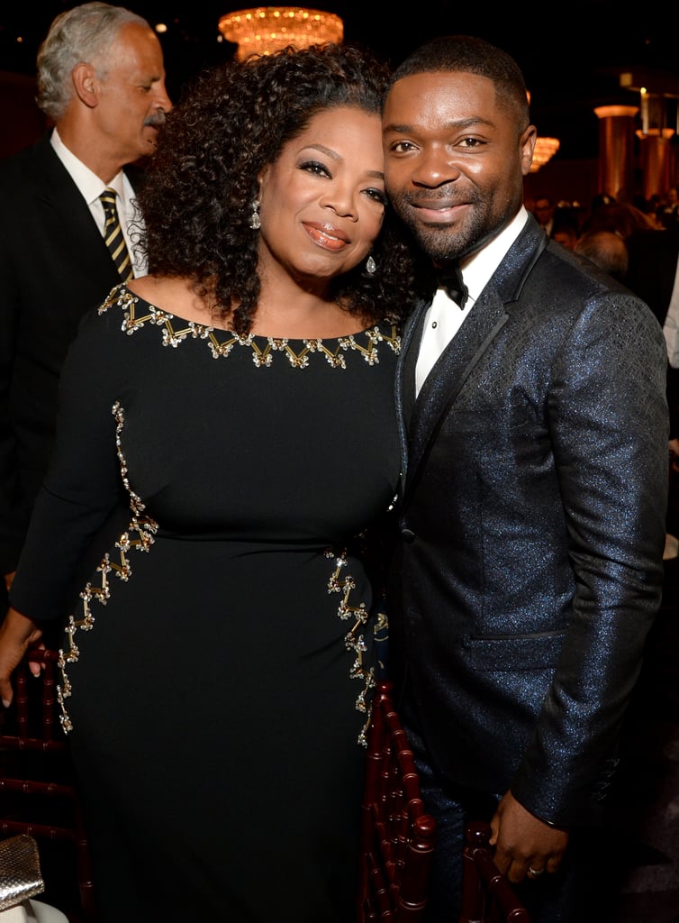 Oprah Winfrey and her Selma costar David Oyelowo met up for a photo.