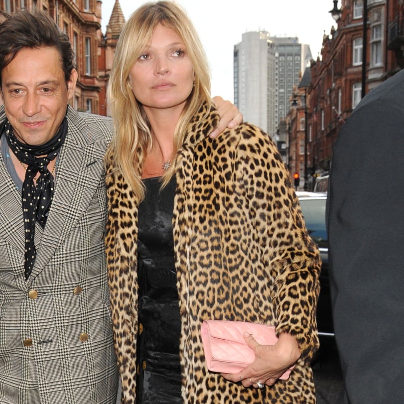 Kate Moss's Leopard Coat 40th Birthday Outfit