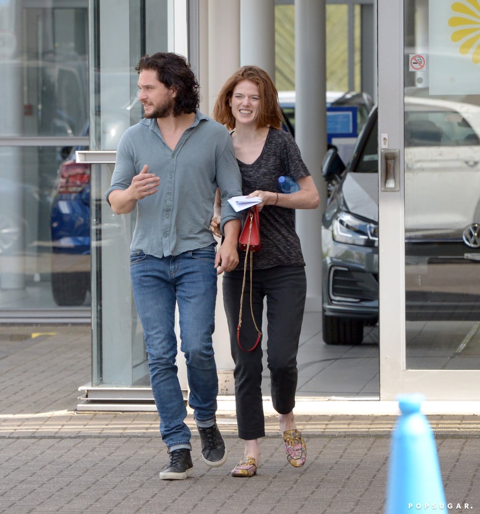 Kit Harington and Rose Leslie Out in London July 2018