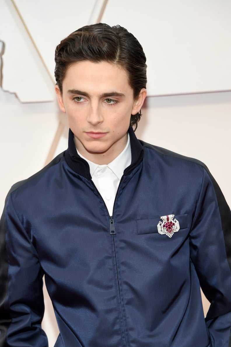 Timothée Chalamet at the Oscars 2020