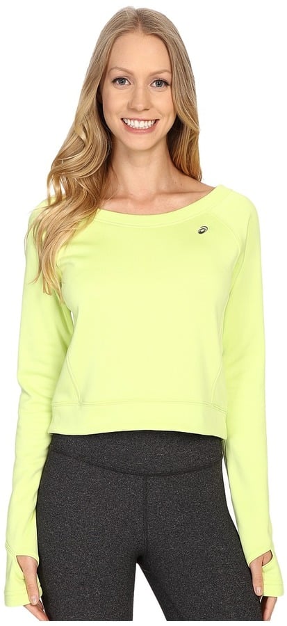 Asics Crop Fleece Long-Sleeved Top