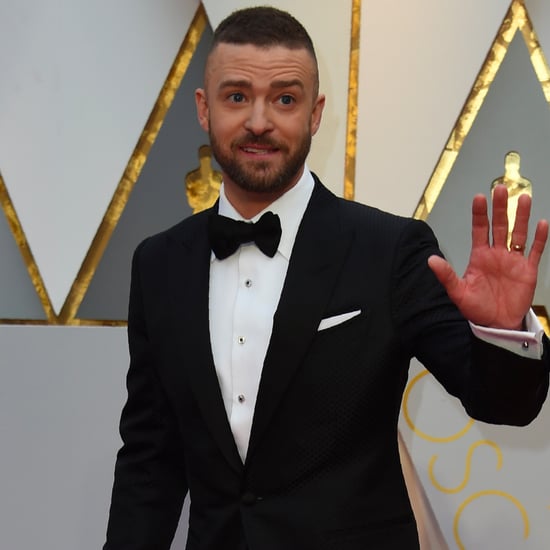 Justin Timberlake Photobombing Emma Stone at the 2017 Oscars