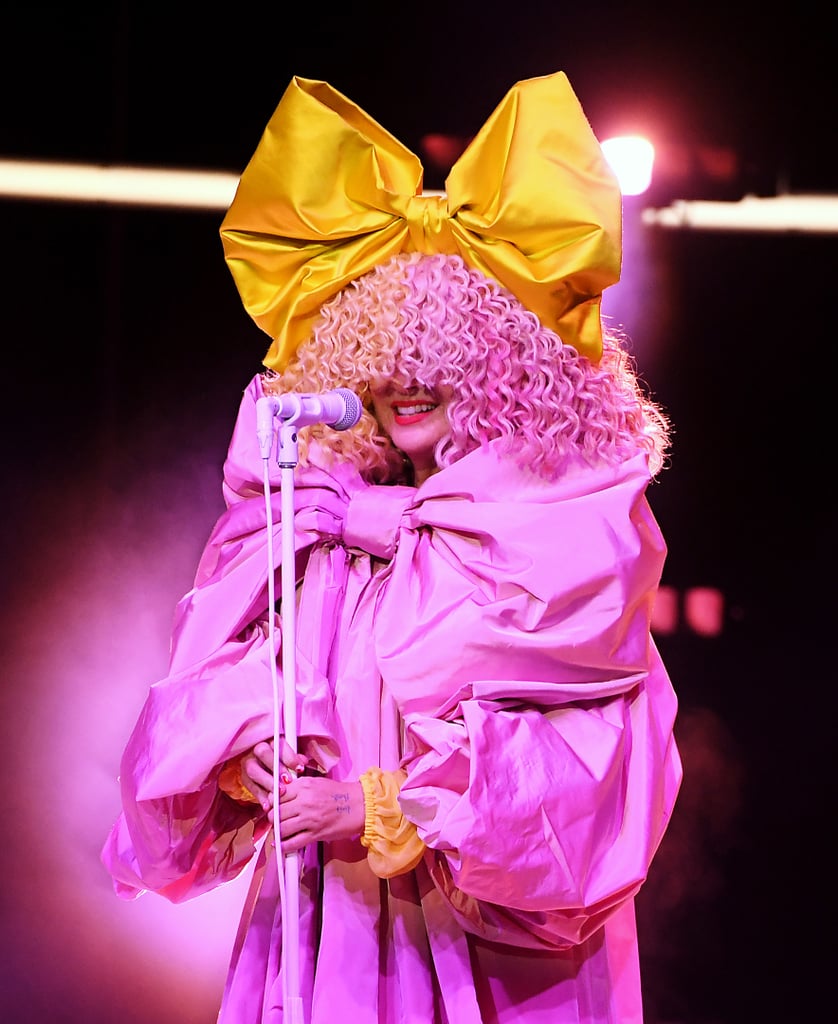 Sia's Pink Gown at the Billboard Music Awards 2020