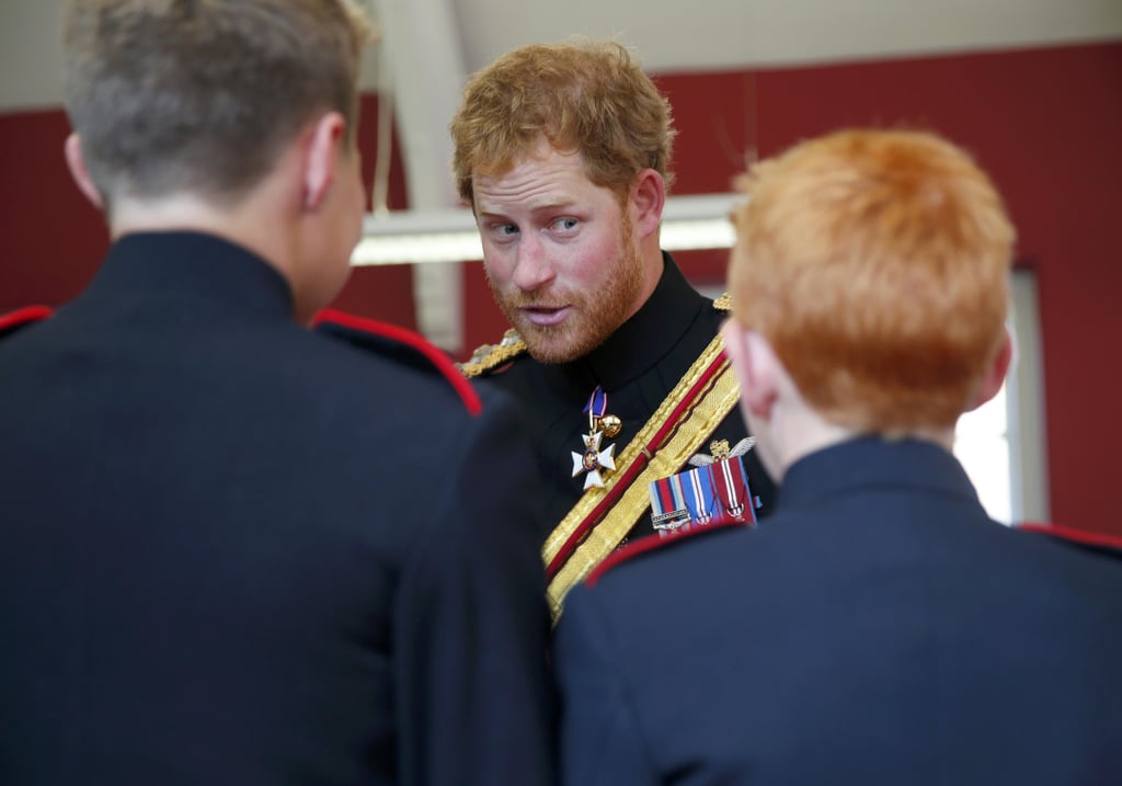 Prince Harry Royal Military School Pictures September 2015